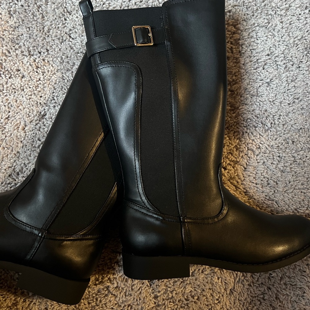 INC girl’s black boots